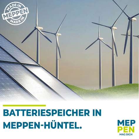 Batteriespeicher Hüntel © Stadt Meppen