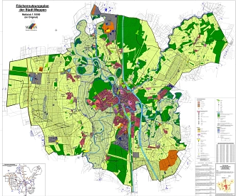 Flächennutzungsplan der Stadt Meppen
(Stand 2008) © Stadt Meppen